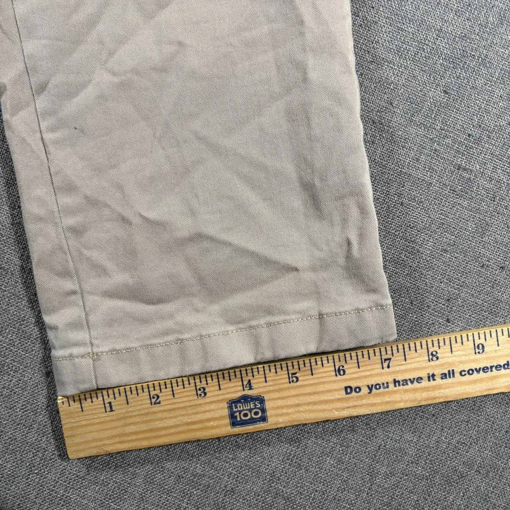 Banana Republic Chino Pants Mens 32x30 Khaki Tan Straight Leg Cotton Twill
